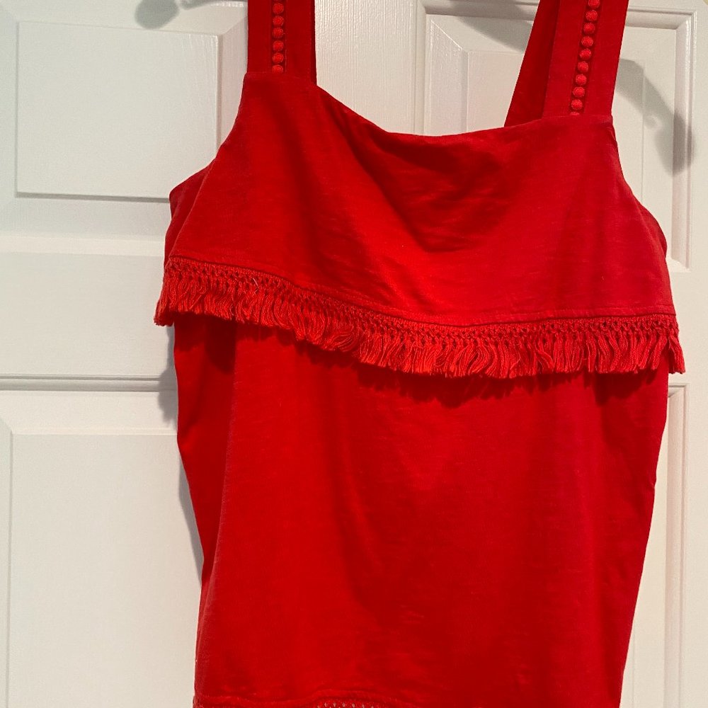 J Crew reddish/orange top